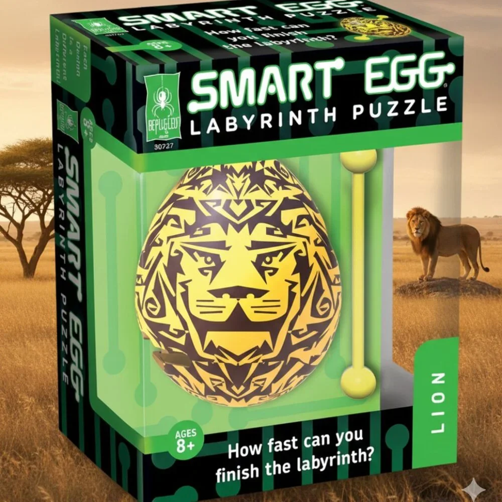 Smart Egg Lion 3D Labyrinth Puzzle